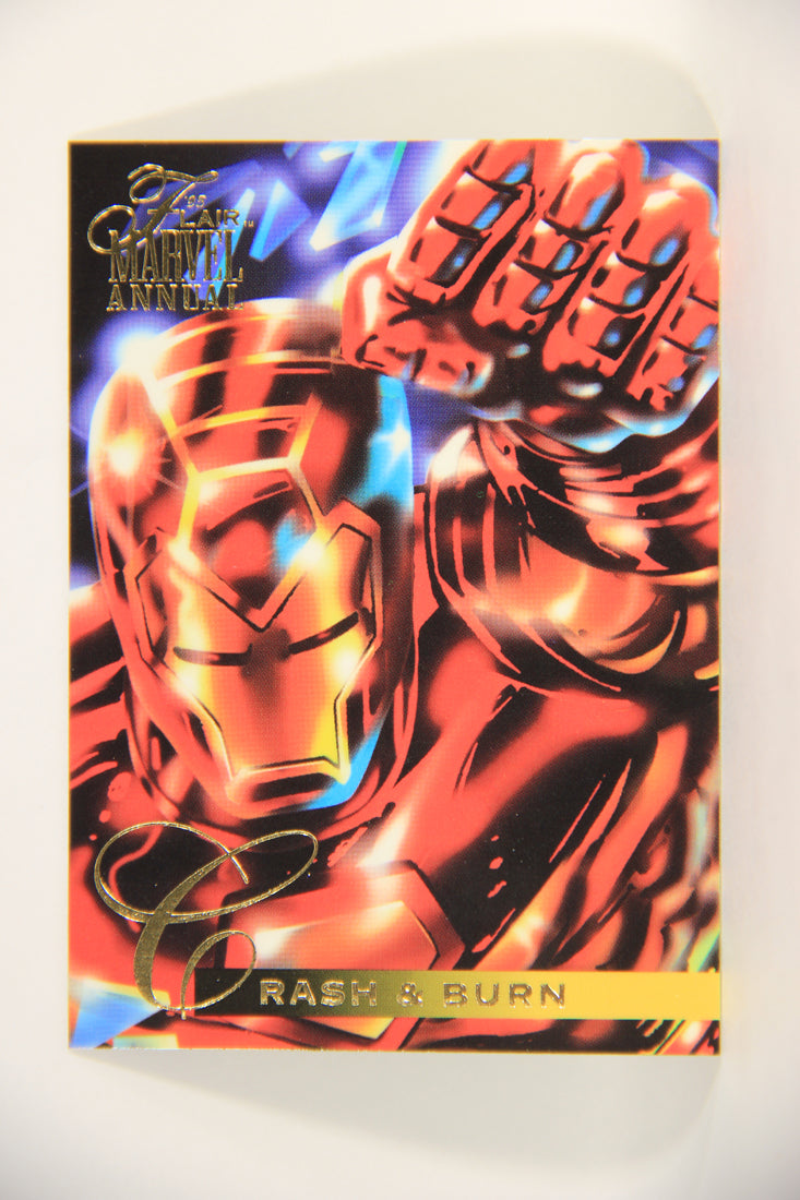 Marvel Annual 1995 Trading Card #135 Crash And Burn ENG Fleer L003538