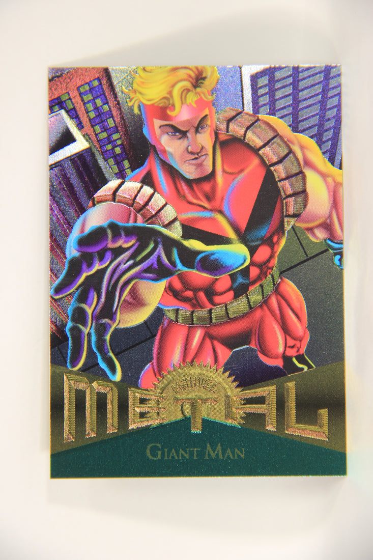 Marvel Metal 1995 Trading Card #12 Giant Man ENG Fleer L003647