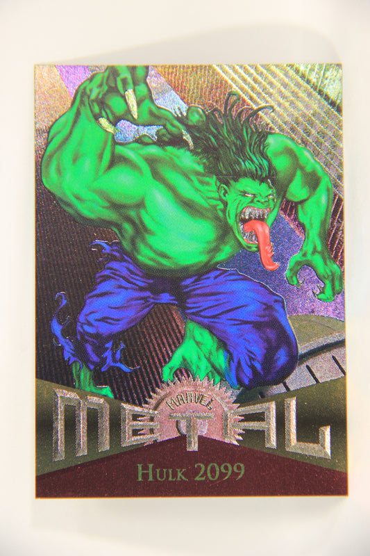 Marvel Metal 1995 Trading Card #47 Hulk 2099 ENG Fleer L003682