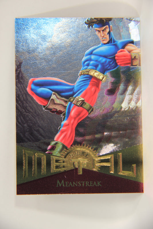 Marvel Metal 1995 Trading Card #49 Meanstreak ENG Fleer L003684