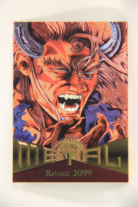 Marvel Metal 1995 Trading Card #51 Ravage 2099 ENG Fleer L003686