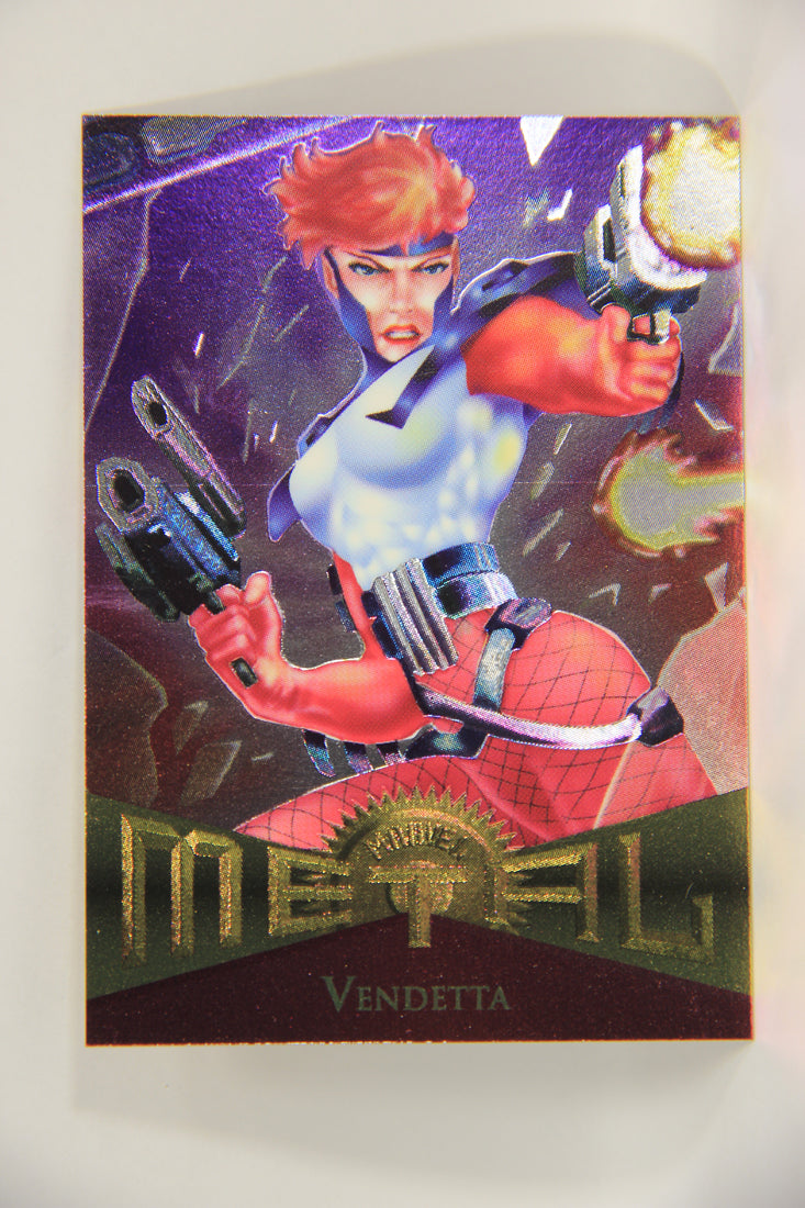 Marvel Metal 1995 Trading Card #54 Vendetta ENG Fleer L003689