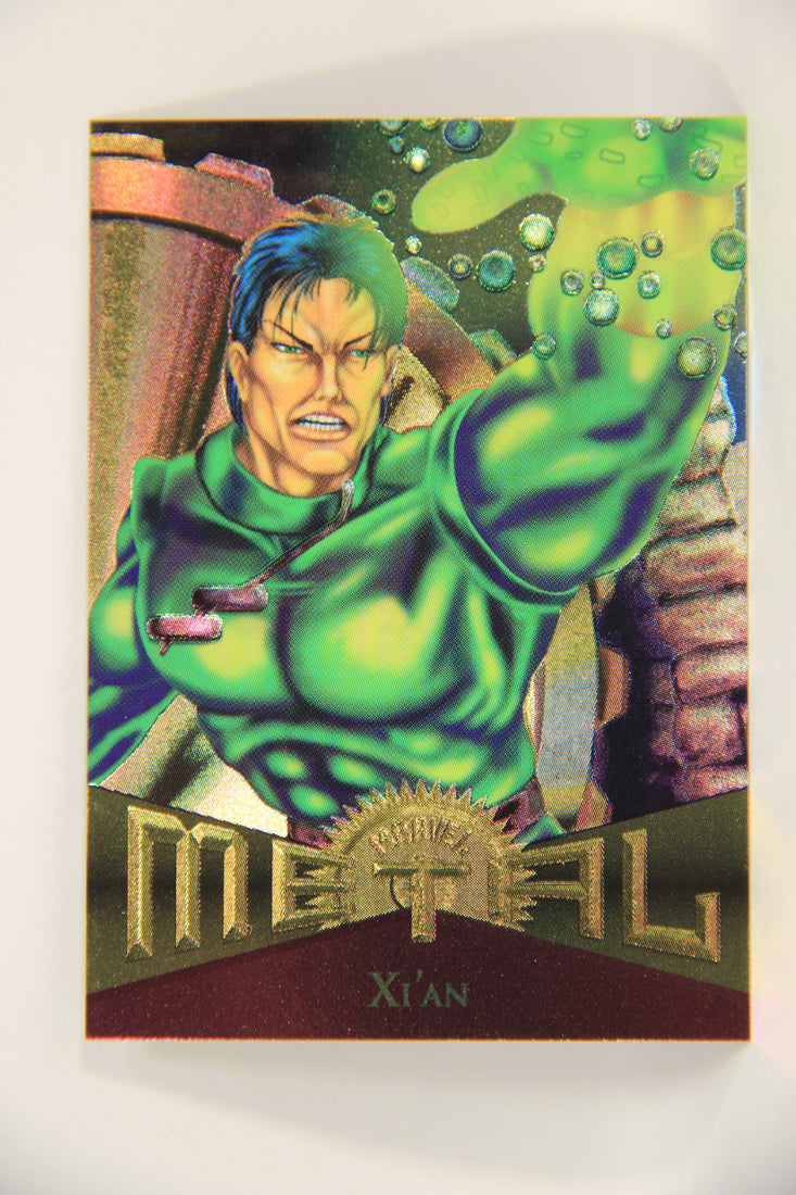 Marvel Metal 1995 Trading Card #55 Xi'an ENG Fleer L003690