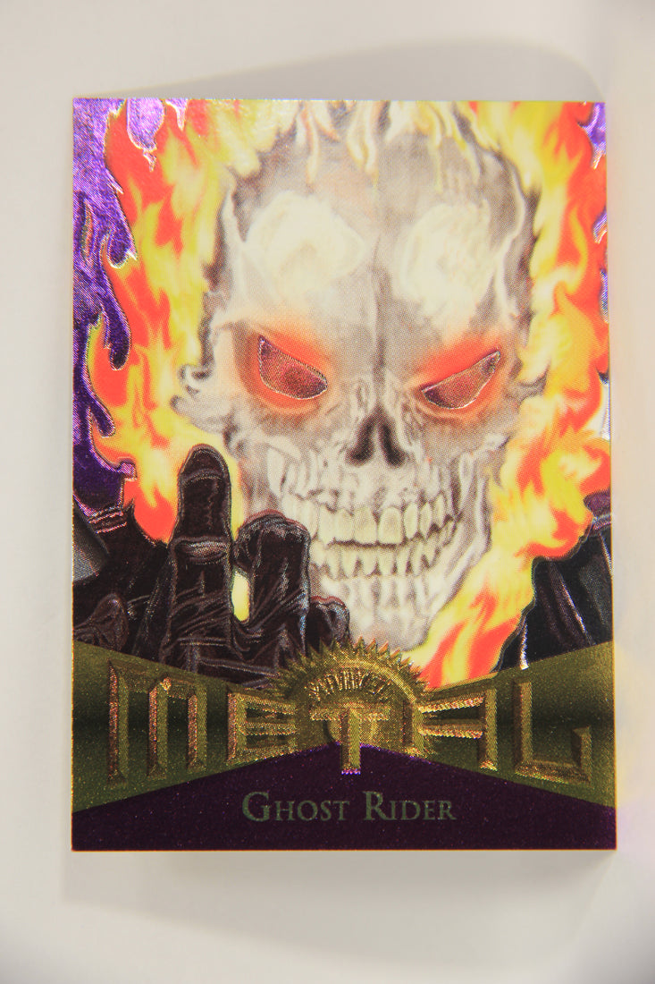 Marvel Metal 1995 Trading Card #59 Ghost Rider ENG Fleer L003694