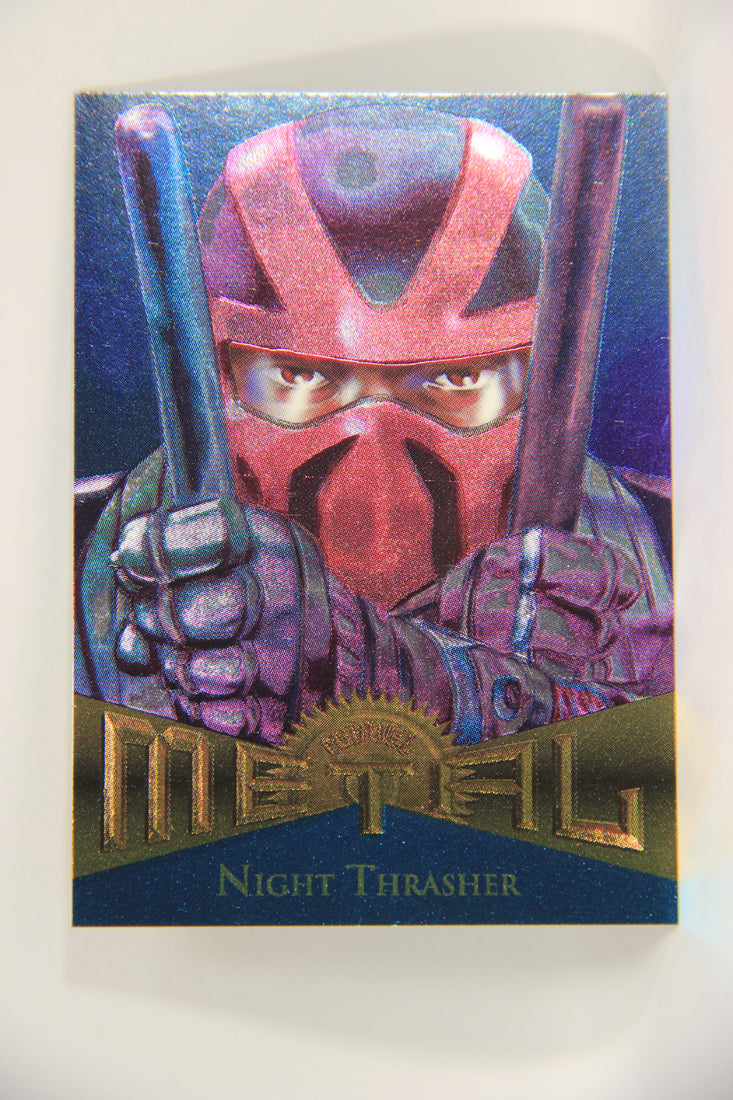 Marvel Metal 1995 Trading Card #66 Night Trasher ENG Fleer L003701