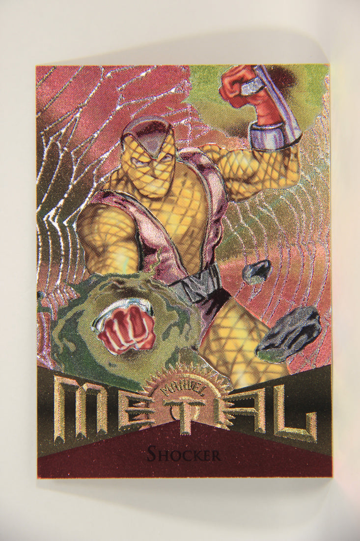 Marvel Metal 1995 Trading Card #77 Shocker ENG Fleer L003712