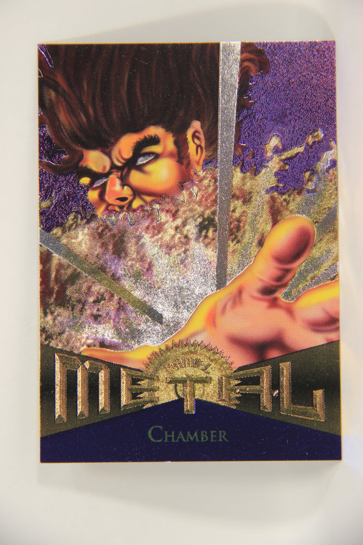 Marvel Metal 1995 Trading Card #89 Chamber ENG Fleer L003724