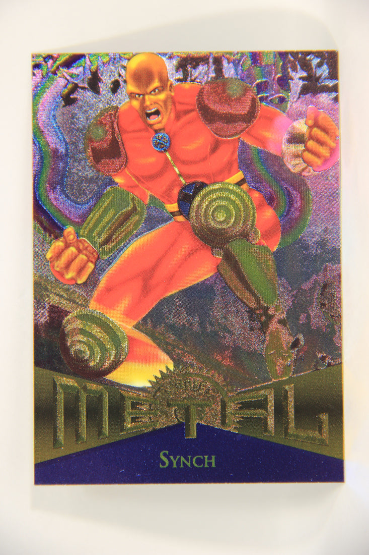 Marvel Metal 1995 Trading Card #122 Synch ENG Fleer L003757