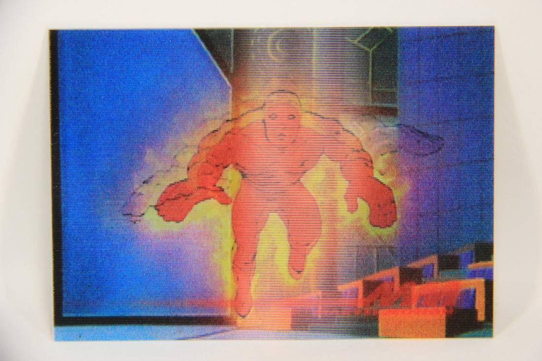 Marvel Motion 1996 Trading Card #6 Human Torch ENG 3-D Lenticular L003779