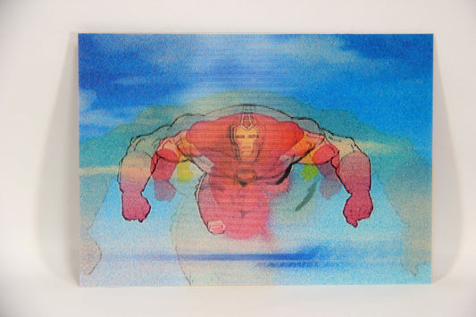 Marvel Motion 1996 Trading Card #8 Iron Man ENG 3-D Lenticular L003781