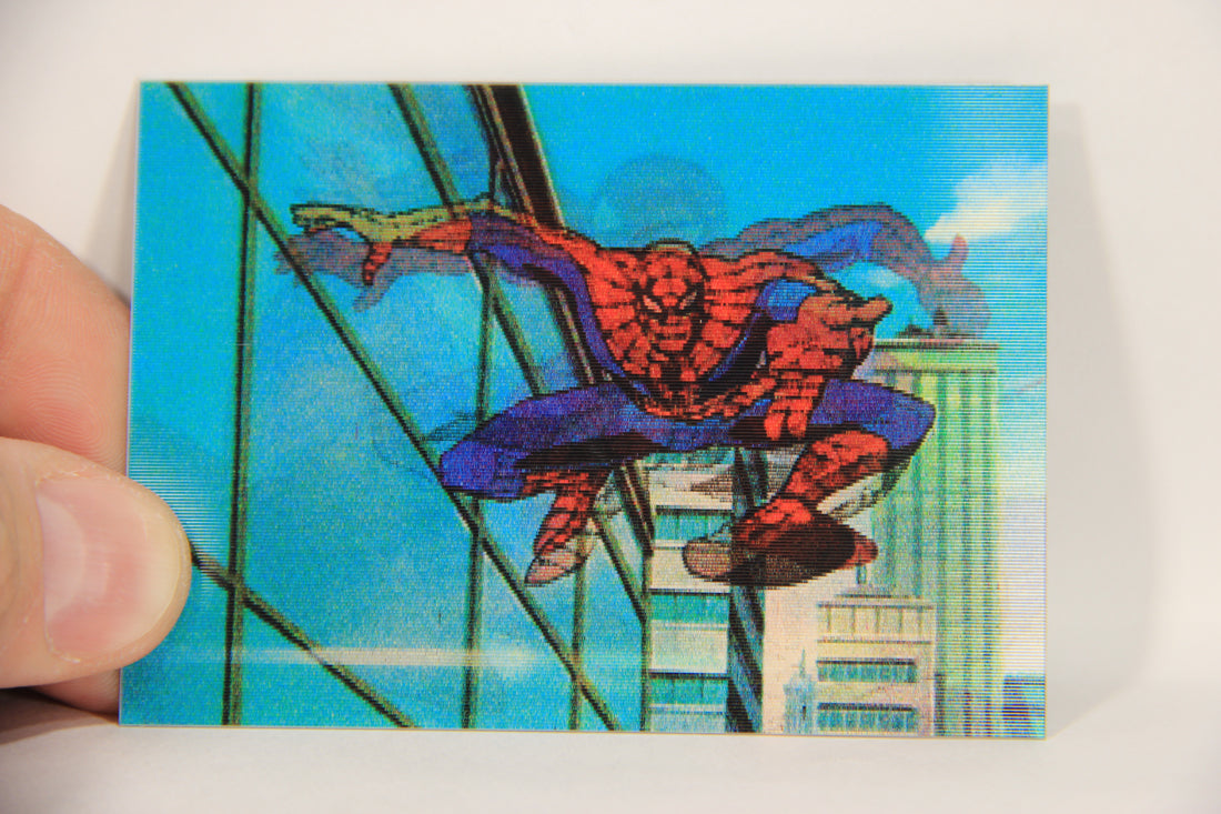 Marvel Motion 1996 Trading Card #14 Spider-Man ENG 3-D Lenticular L003787