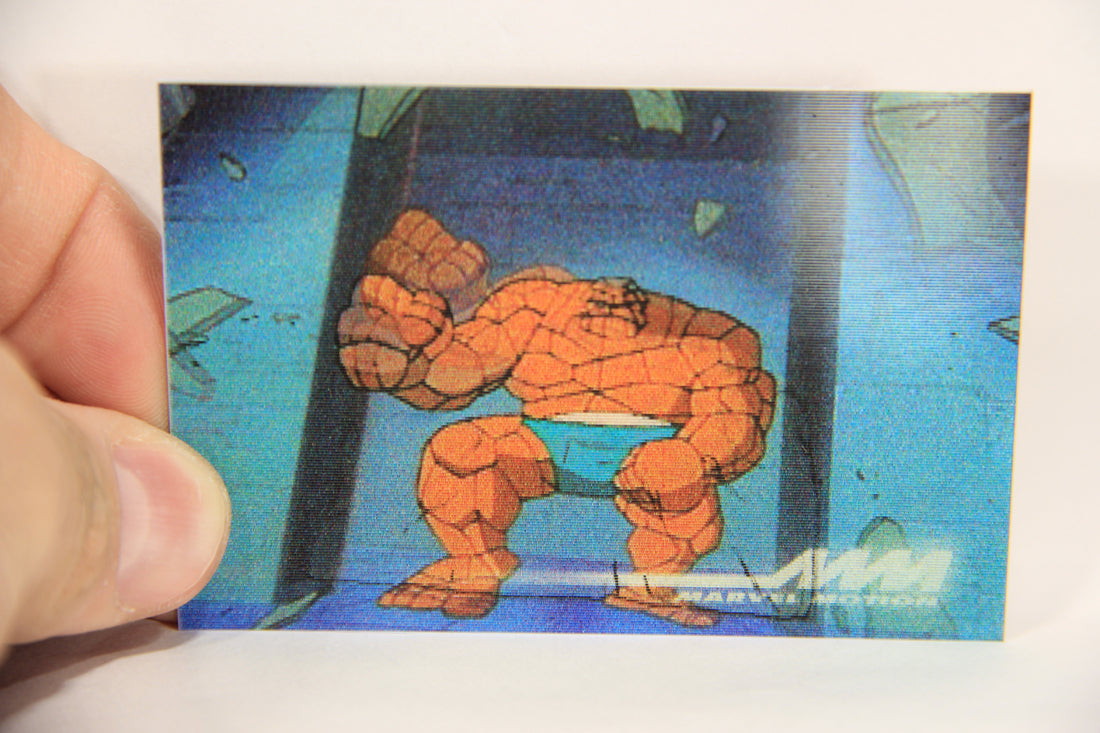 Marvel Motion 1996 Trading Card #16 Thing ENG 3-D Lenticular L003789
