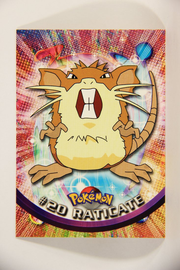 Pokémon Card Raticate #20 TV Animation Blue Logo 1st Print ENG L003842