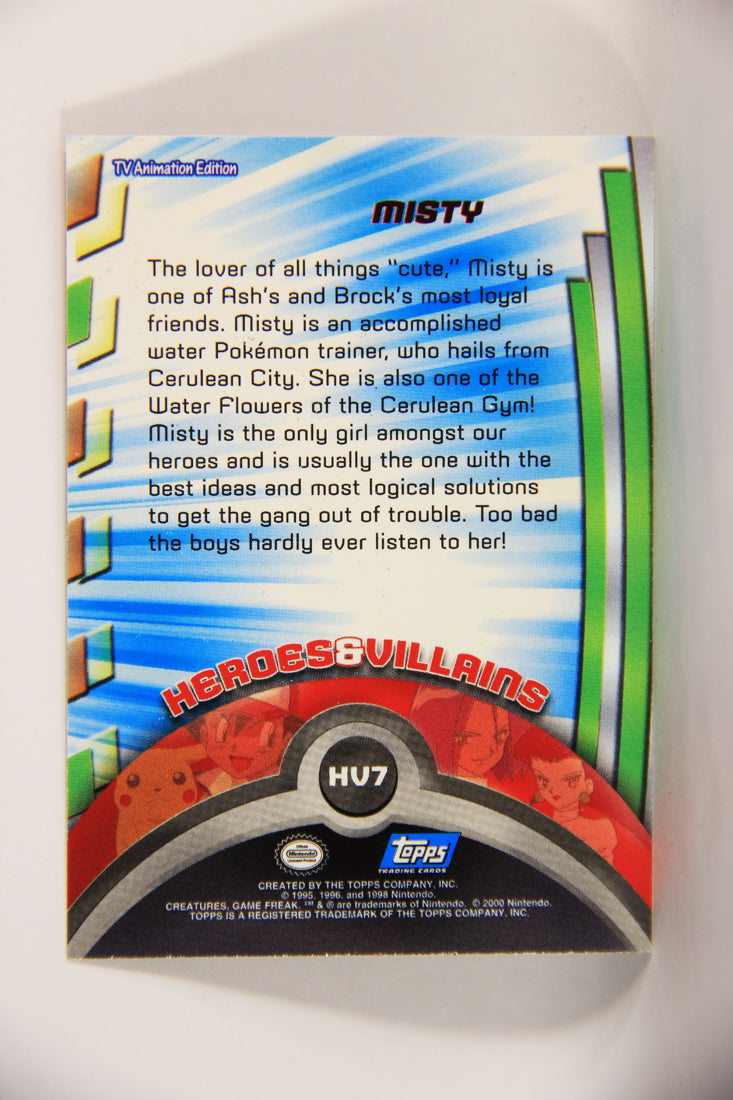 Pokémon Card TV Animation #HV7 Misty Foil Chase Blue Logo 1st Print L004030