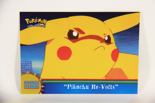 Pokémon Card TV Animation #OR3 Pikachu Re-Volts Foil Chase Blue Logo L004042