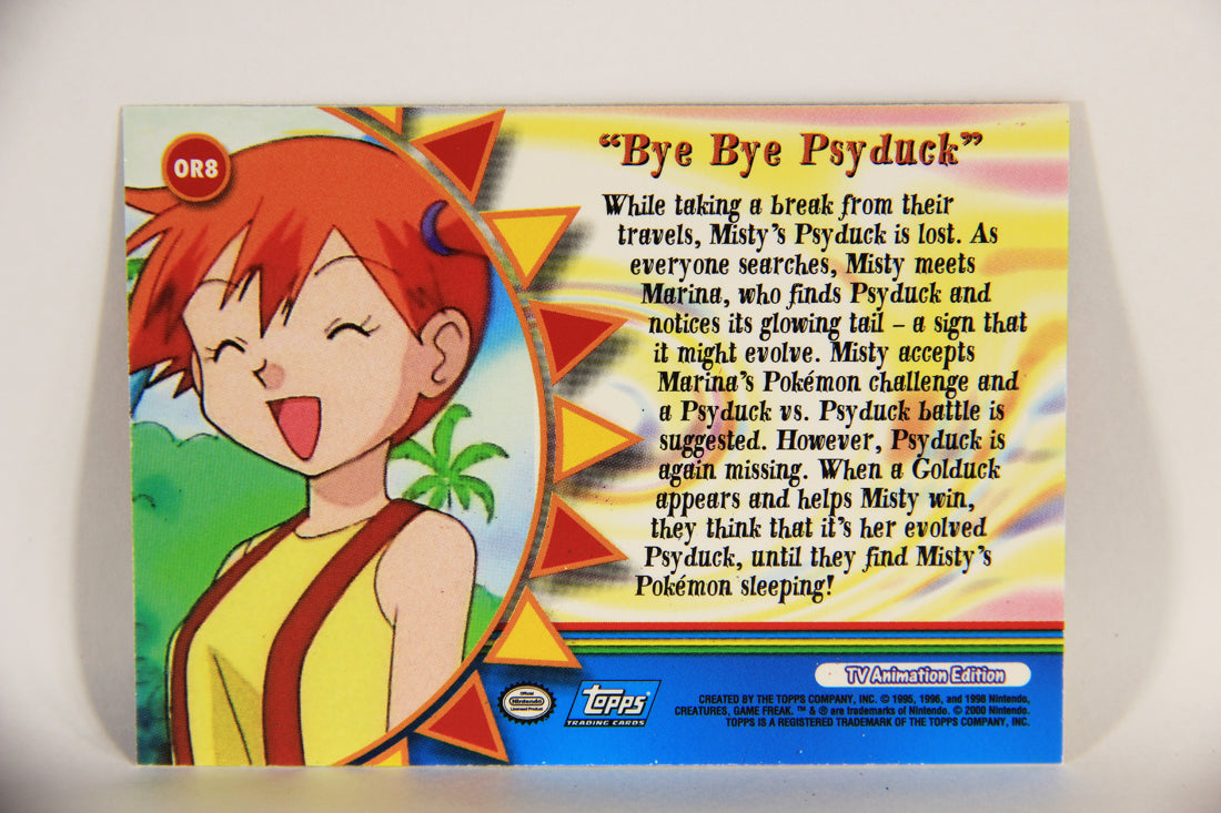 Pokémon Card TV Animation #OR8 Bye Bye Psyduck Foil Chase Blue Logo ENG L004047