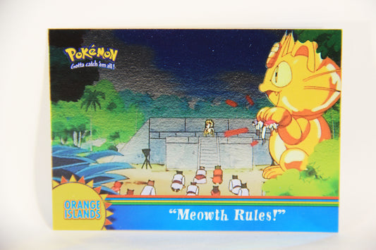 Pokémon Card TV Animation #OR13 Meowth Rules Foil Chase Blue Logo L004050