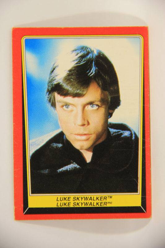 Star Wars ROTJ 1983 Trading Card #2 Luke Skywalker FR-ENG Canada L004430