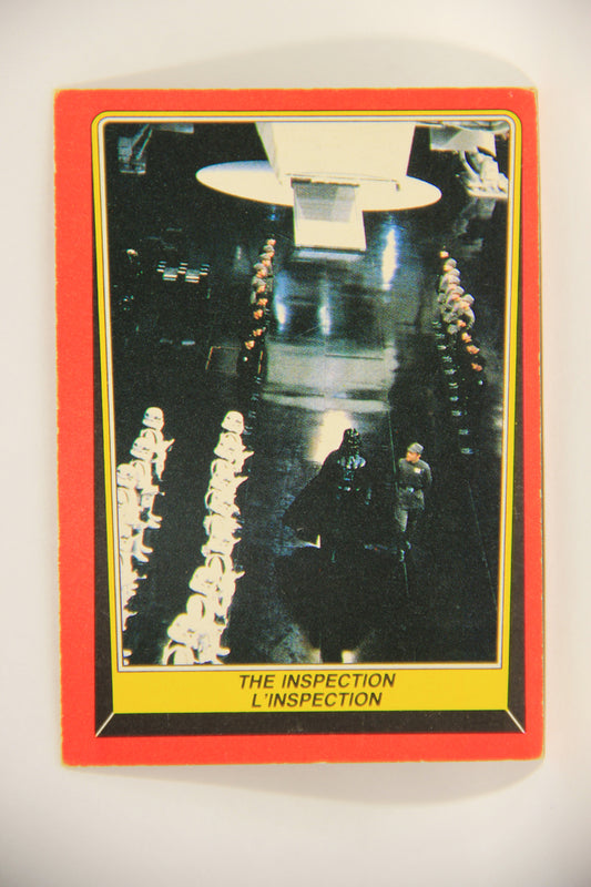 Star Wars ROTJ 1983 Trading Card #10 The Inspection FR-ENG Canada L004435