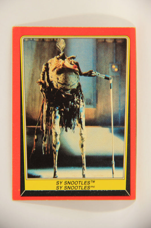 Star Wars ROTJ 1983 Trading Card #22 Sy Snootles FR-ENG Canada L004443