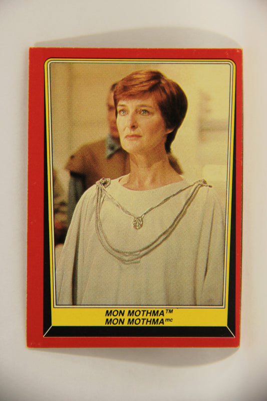 Star Wars ROTJ 1983 Trading Card #64 Mon Mothma FR-ENG Canada L004468