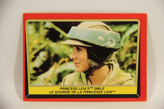 Star Wars ROTJ 1983 Trading Card #73 Princess Leia's Smile FR-ENG Canada L004473