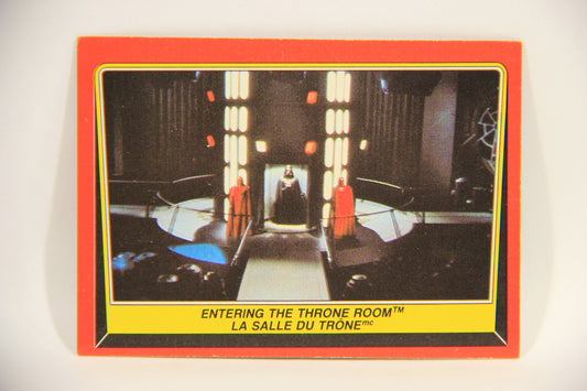 Star Wars ROTJ 1983 Trading Card #76 Entering The Throne Room FR-ENG Canada L004475