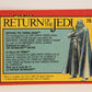 Star Wars ROTJ 1983 Trading Card #76 Entering The Throne Room FR-ENG Canada L004475