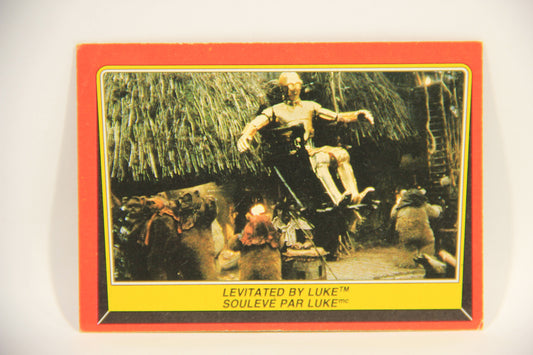 Star Wars ROTJ 1983 Trading Card #83 Levitation By Luke FR-ENG Canada L004479