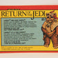 Star Wars ROTJ 1983 Trading Card #85 Logray And Chief Chirpa FR-ENG Canada L004481