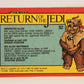 Star Wars ROTJ 1983 Trading Card #92 Unexpected Allies FR-ENG Canada L004484
