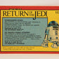 Star Wars ROTJ 1983 Trading Card #113 Stormtrooper Attack FR-ENG Canada L004495
