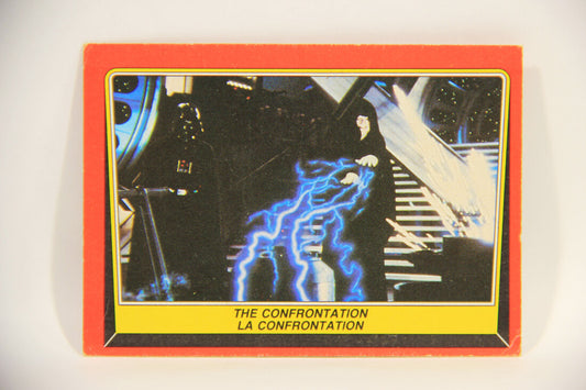 Star Wars ROTJ 1983 Trading Card #122 The Confrontation FR-ENG Canada L004499