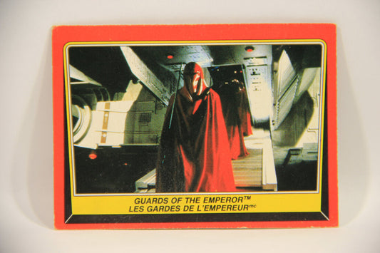 Star Wars ROTJ 1983 Trading Card #55 Guards Of The Emperor FR-ENG Canada L004655