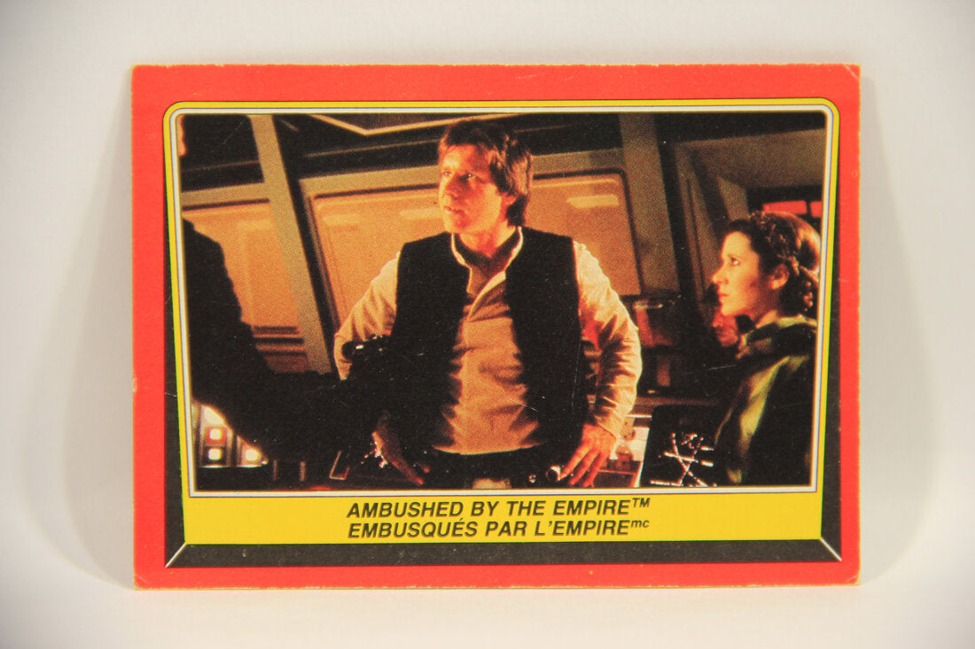 Star Wars ROTJ 1983 Trading Card #101 Ambushed By The Empire FR-ENG Canada L004659