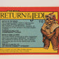Star Wars ROTJ 1983 Trading Card #112 Battle In The Forest FR-ENG Canada L004661