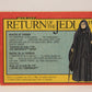 Star Wars ROTJ 1983 Trading Card #117 Master Of Terror FR-ENG Canada L004662