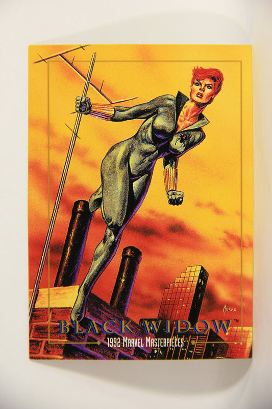 Marvel Masterpieces 1992 Trading Card #3 Black Widow ENG SkyBox L005099