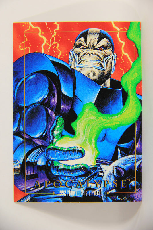 Marvel Masterpieces 1992 Trading Card #9 Apocalypse ENG SkyBox L005105