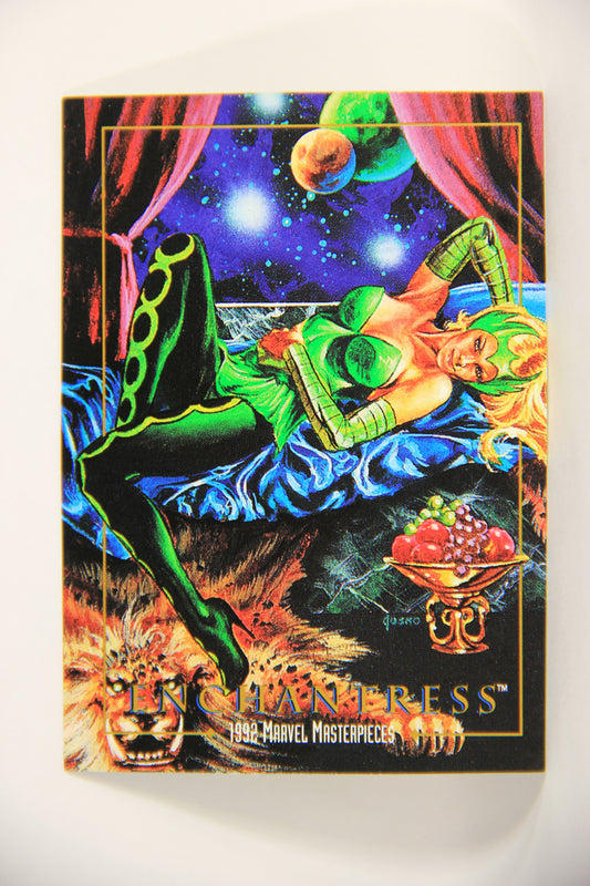 Marvel Masterpieces 1992 Trading Card #21 Enchantress ENG SkyBox L005117