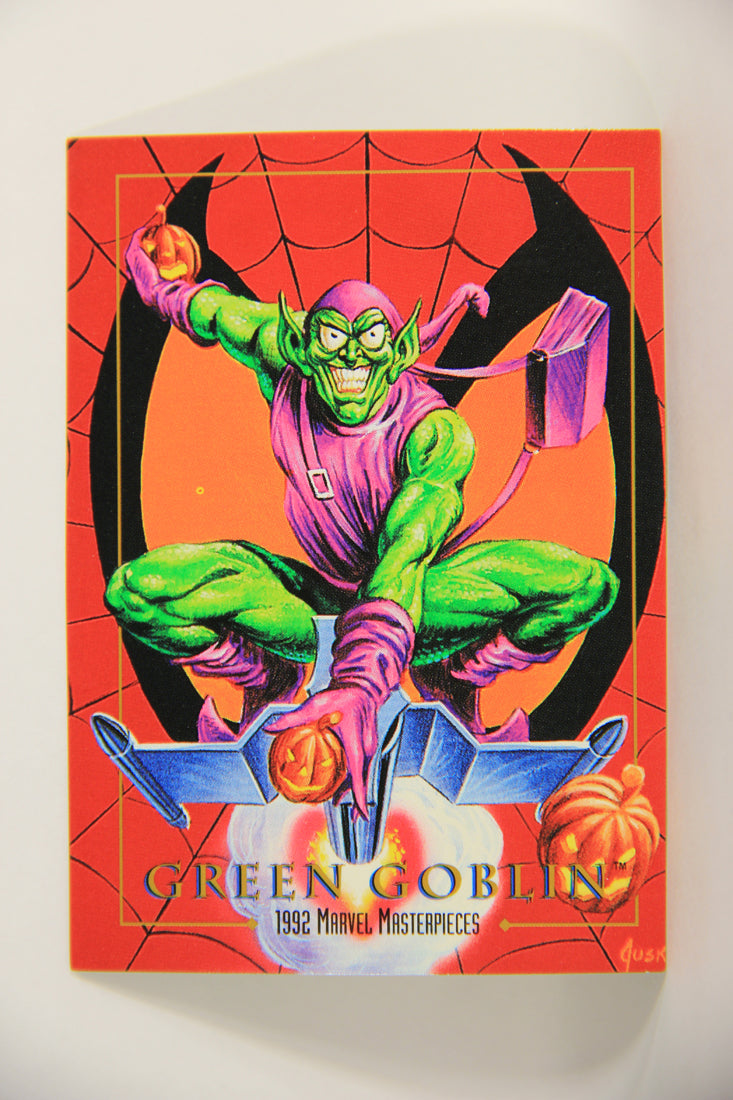 Marvel Masterpieces 1992 Trading Card #36 Green Goblin ENG SkyBox L005131