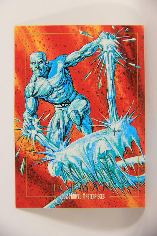 Marvel Masterpieces 1992 Trading Card #40 Iceman ENG SkyBox L005135