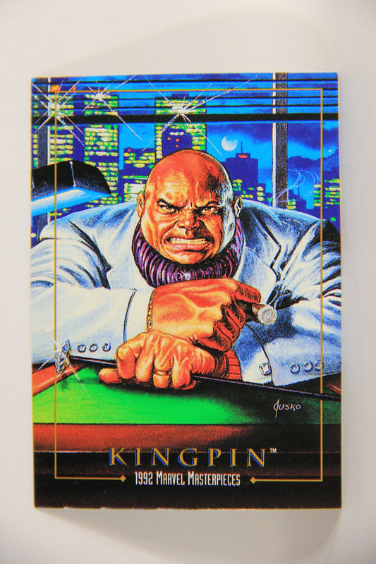 Marvel Masterpieces 1992 Trading Card #43 Kingpin ENG SkyBox L005138
