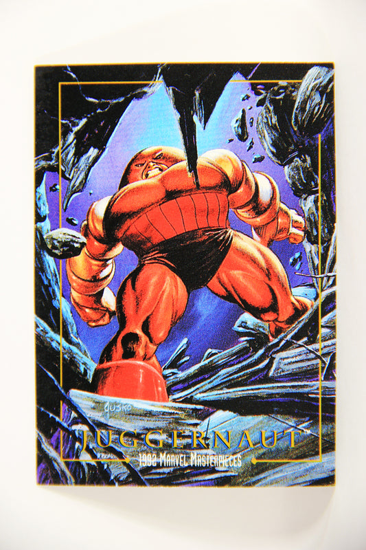 Marvel Masterpieces 1992 Trading Card #45 Juggernaut ENG SkyBox L005140