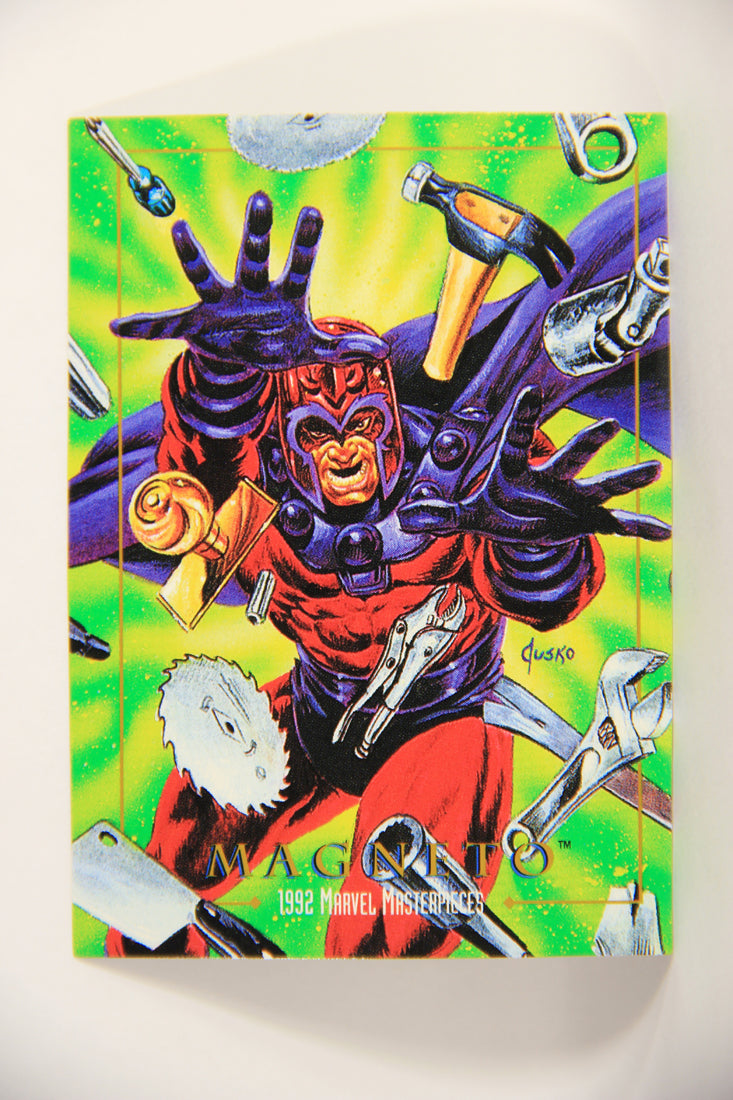 Marvel Masterpieces 1992 Trading Card #49 Magneto ENG SkyBox L005144