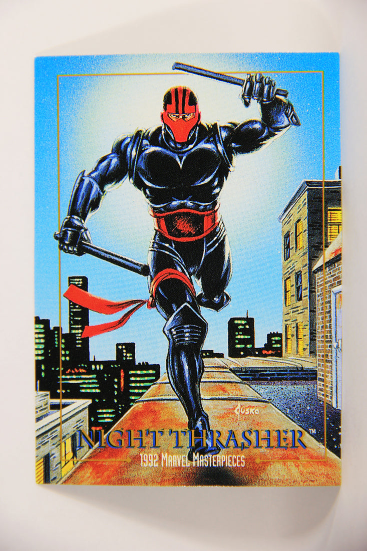 Marvel Masterpieces 1992 Trading Card #63 Night Thrasher ENG L005158