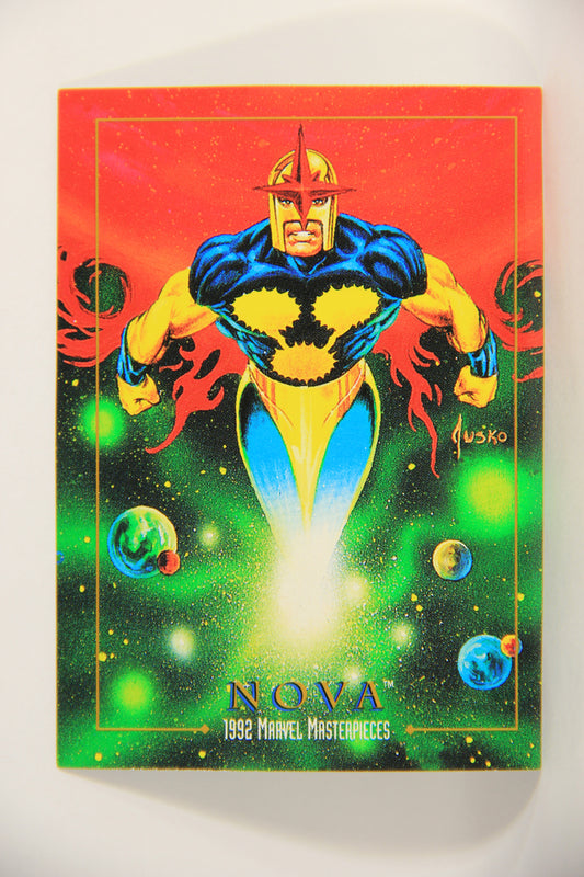 Marvel Masterpieces 1992 Trading Card #68 Nova ENG SkyBox L005163