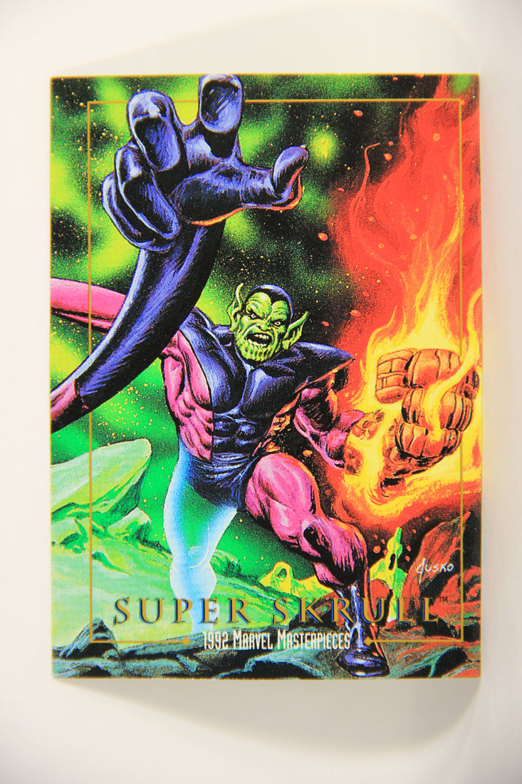 Marvel Masterpieces 1992 Trading Card #84 Super Skrull ENG SkyBox L005179