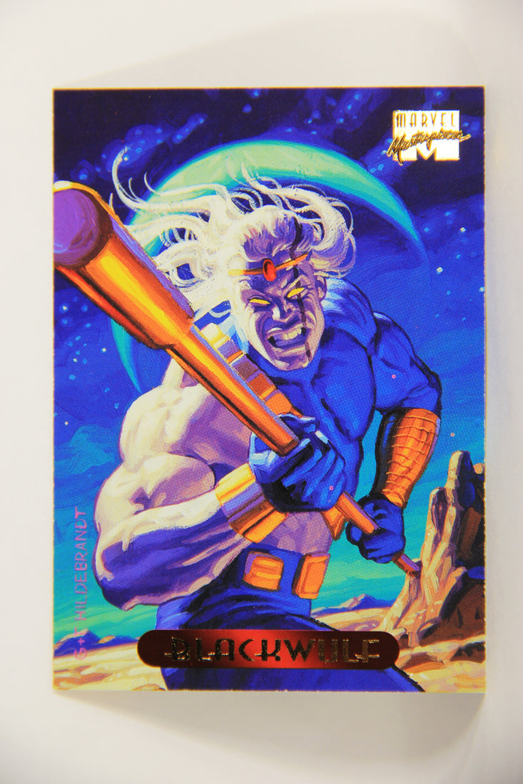 Marvel Masterpieces 1994 Trading Card #11 Blackwulf ENG Fleer L005211