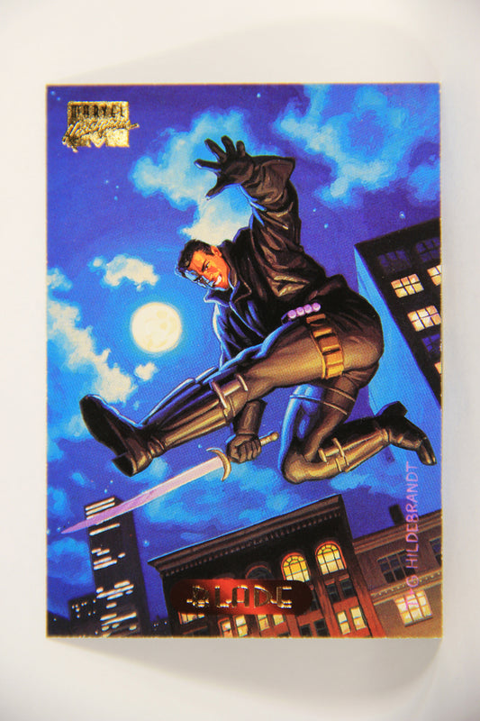 Marvel Masterpieces 1994 Trading Card #12 Blade ENG Fleer L005212